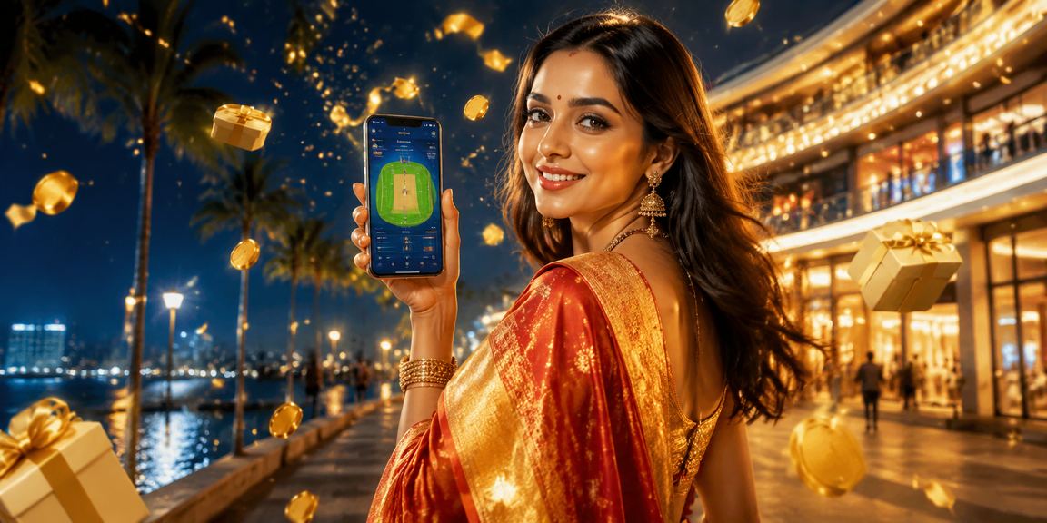 কুমিল্লায় শাড়ি পরিহিত নারী মোবাইলে টস প্রেডিকশন ও বেটিং করছেন
